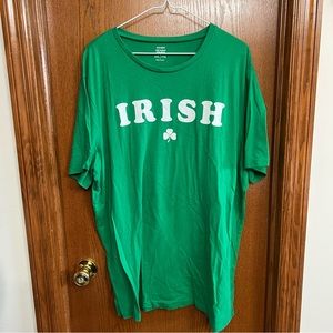 Old Navy Green Soft-Washed IRISH T-shirt Size XXL